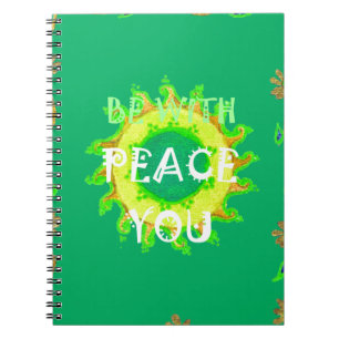 Cuaderno Create Your Own Have a Nice Day Peace Be With You