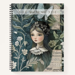 Cuaderno Create Your Own Hedge Witch Butterfly Botanical