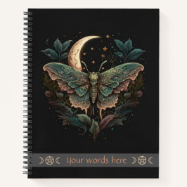 Cuaderno Create Your Own Iridescent Celestial Moth Floral