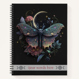 Cuaderno Create Your Own Iridescent Celestial Peony Moth