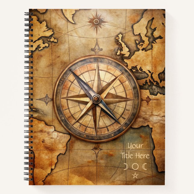 Cuaderno Create Your Own Journey Compass Rose (Anverso)