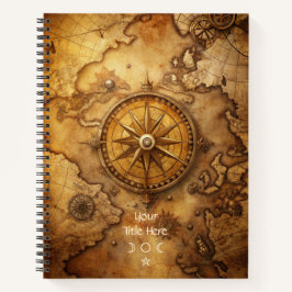 Cuaderno Create Your Own Journey Compass Rose Map