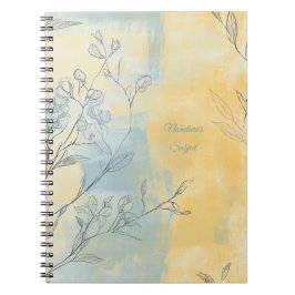 Cuaderno Create Your Own Misty Sunshine Floral Minimalist