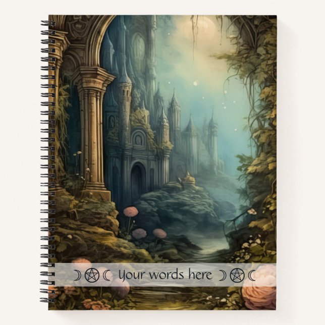 Cuaderno Create Your Own Mystical Kingdom Floral Archway (Anverso)
