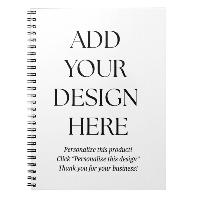 Cuaderno Create Your Own Notebook (Frente)