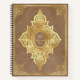 Cuaderno Create Your Own Ornate Gilded Beige Brown
