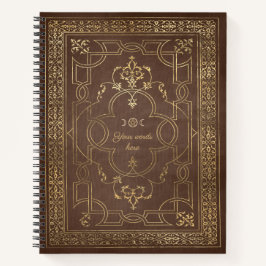 Cuaderno Create Your Own Ornate Gilded Umber Brown