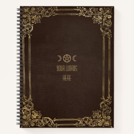 Cuaderno Create Your Own Ornate Golden Brown