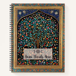 Cuaderno Create Your Own Rainbow Tree of Life Tapestry