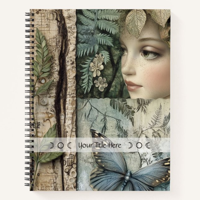 Cuaderno Create Your Own Secret Garden Botanical Witch (Anverso)