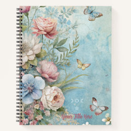 Cuaderno Create Your Own Shabby Chic Butterfly Bouquet