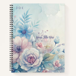 Cuaderno Create Your Own Shabby Chic Flower Bouquet Floral