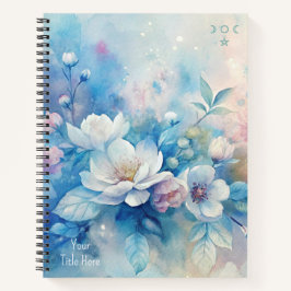 Cuaderno Create Your Own Shabby Chic Pink White Tea Roses