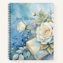 Cuaderno Create Your Own Shabby Chic Yellow Roses Floral