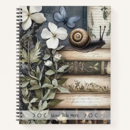 Cuaderno Create Your Own Snail Herbology Books Botanical