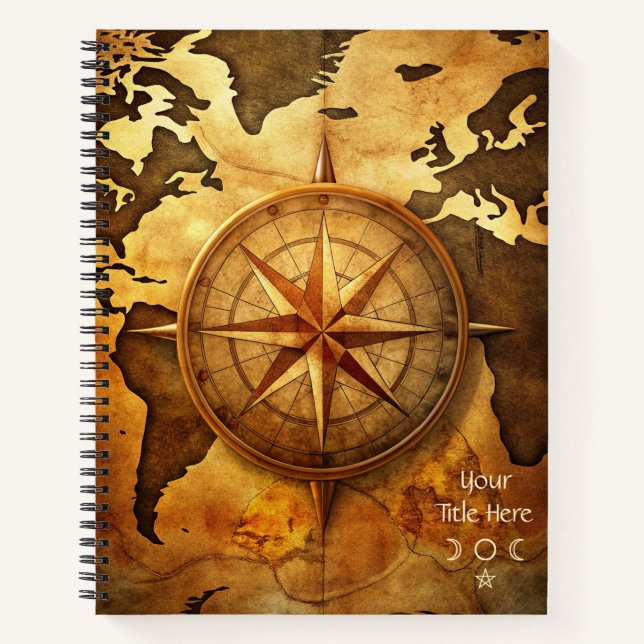 Cuaderno Create Your Own Sojourner Compass Rose (Anverso)