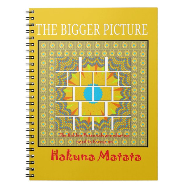 Cuaderno Create Your Own the colorful bigger picture (Frente)