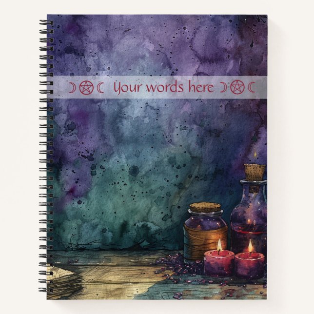 Cuaderno Create Your Own Tinctures Candles Apothecary (Anverso)