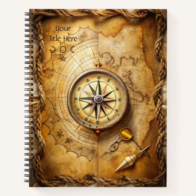 Cuaderno Create Your Own Traveler Compass Rose (Anverso)