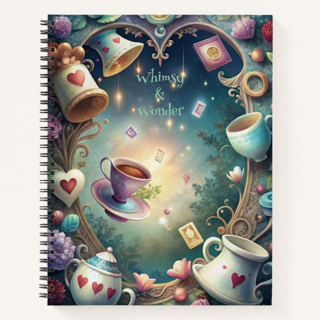Cuaderno Create Your Own Whimsical Tea Party (Anverso)