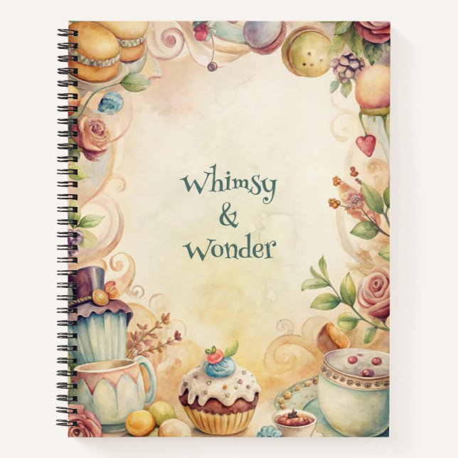 Cuaderno Create Your Own Whimsical Tea Party Cakes (Anverso)
