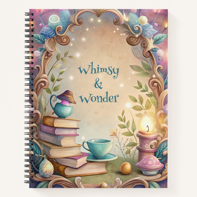Cuaderno Create Your Own Whimsical Tea Party Story (Anverso)