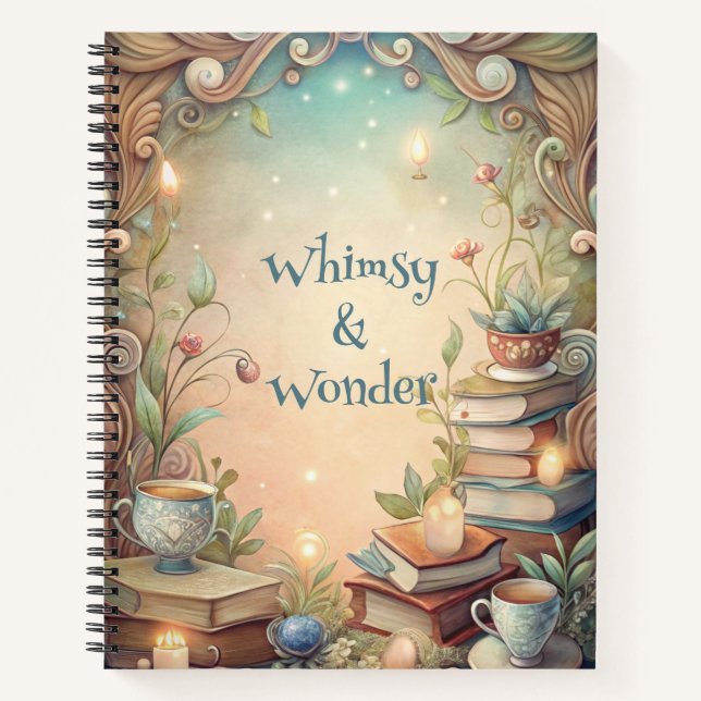 Cuaderno Create Your Own Whimsical Tea Party Tales (Anverso)