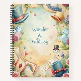 Cuaderno Create Your Own Whimsical Top Hats Yellow & Blue