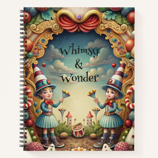 Cuaderno Create Your Own Whimsical Tweedle Girls (Anverso)