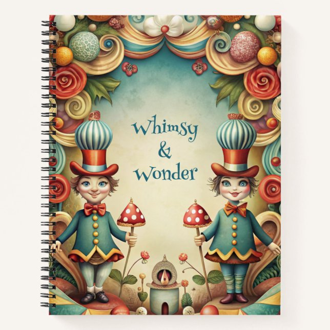 Cuaderno Create Your Own Whimsical Tweedles (Anverso)