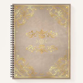 Cuaderno Create Your Own Yellow Gold Gilded Beige