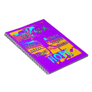 Cuaderno  Create Your USA  Hope We Are Stronger Together 