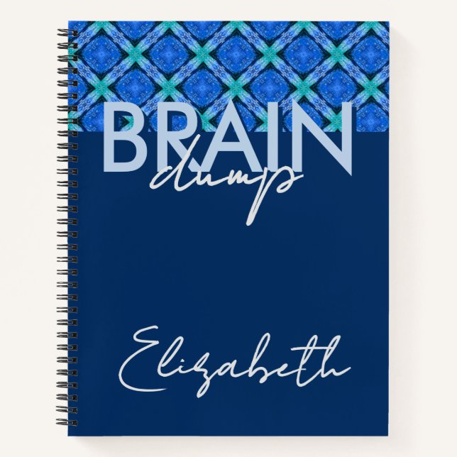 Cuaderno Creative Flow Brain Dump Mindset Organizer Blue (Anverso)