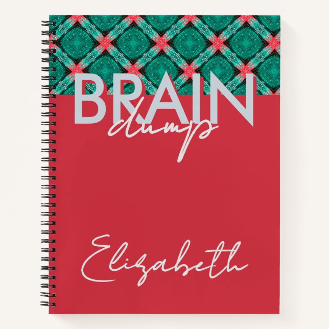 Cuaderno Creative Flow Brain Dump Mindset Organizer Coral (Anverso)