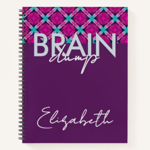 Cuaderno Creative Flow Brain Dump Mindset Organizer fuschia