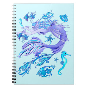 Cuaderno Creatividad de hadas púrpura de Sirena