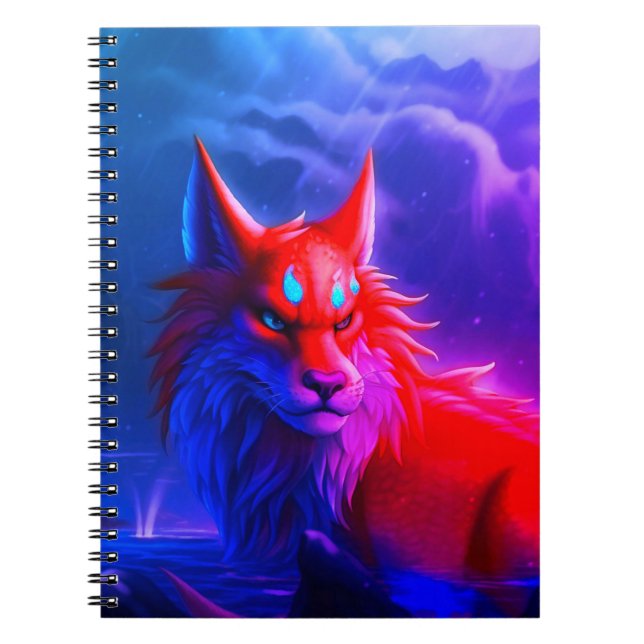 Cuaderno Creatura nocturna artística (Frente)
