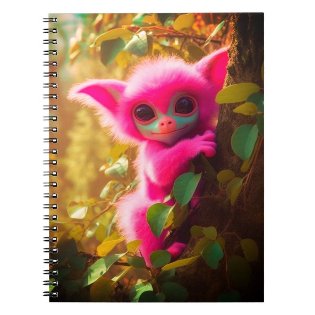 Cuaderno Creatura rosa (Frente)
