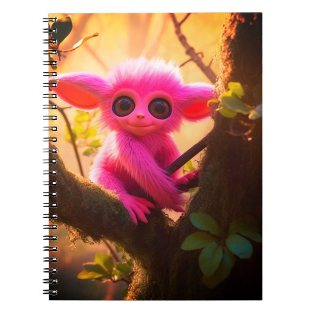 Cuaderno Creatura rosa (Frente)