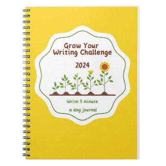 Cuaderno Crece tu escritura 2024 5 min. a Day Journal