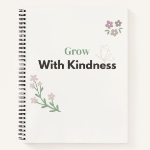 Cuaderno Crecer con amabilidad floral para maestros