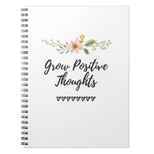 Cuaderno Crecer pensamientos positivos crecimiento personal