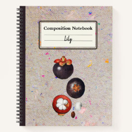 Cuaderno Creciente composición personalizada de Mangosteen
