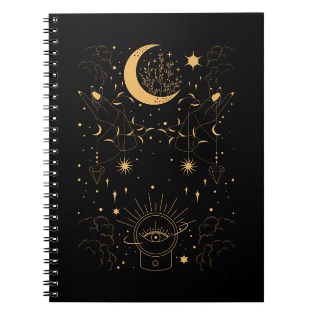 Cuaderno Creciente Gótico Witchy Pastel (Frente)