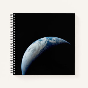 Cuaderno Creciente Tierra Tomada De La Misión Apolo 4.
