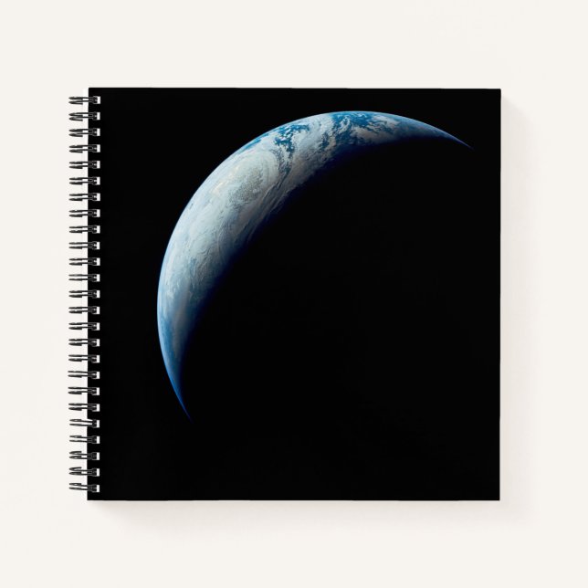 Cuaderno Creciente Tierra Tomada De La Misión Apolo 4. 2 (Anverso)