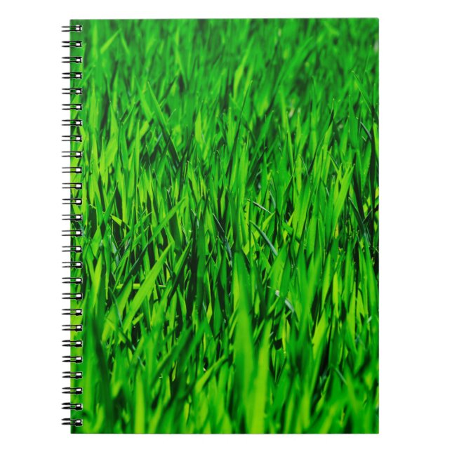 Cuaderno Crecimiento de césped de campo de hierba (Frente)