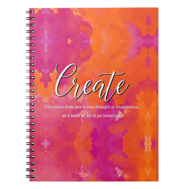 Cuaderno Cree el diseño inspirador (Frente)