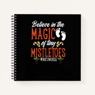 Cuaderno Cree En La Magia De Los Pequeños Muérdagos Enferme