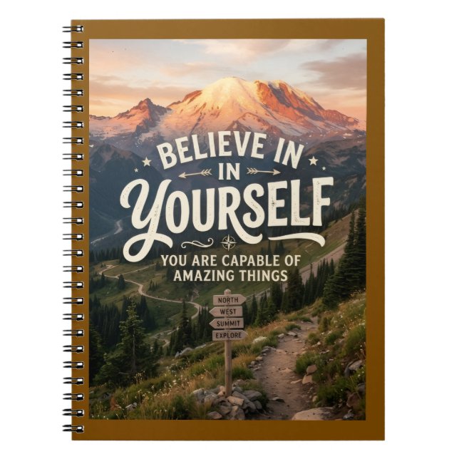 Cuaderno Cree en Sí Mismo (Frente)